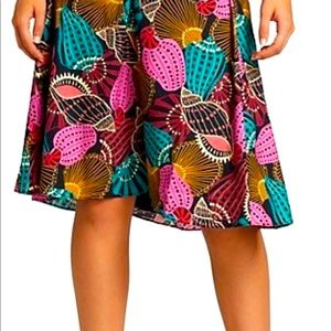 Farm Rio Mix Shell Skirt